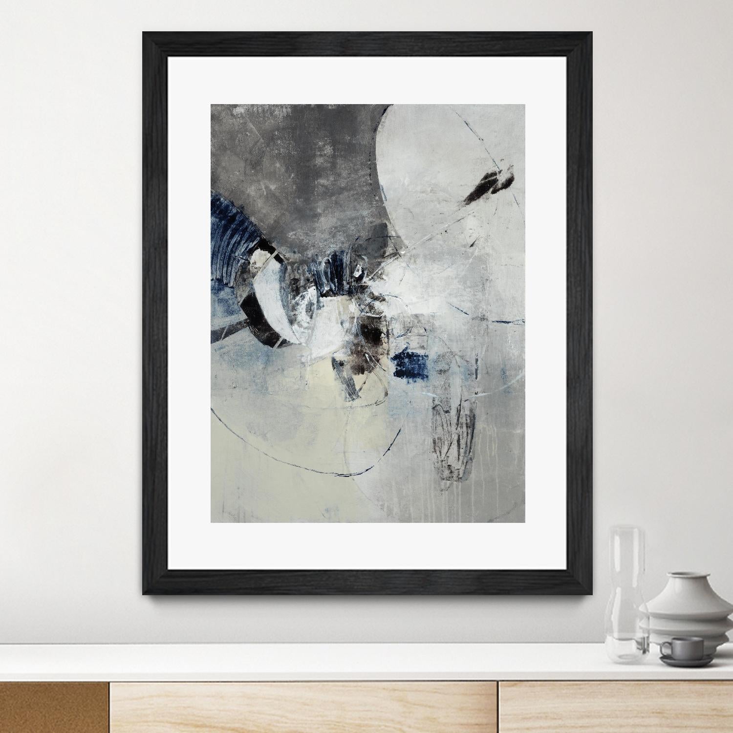 Solid Strike I by Daleno Art on GIANT ART - grey  abstract abstrait 