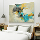 Adrift in Time by Daleno Art on GIANT ART - blue abstract abstrait 