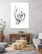 Swan by Alexis Marcou on GIANT ART - black contemporary