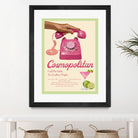 Cosmopolitan by Jenny Liz Rome on GIANT ART - pink typography drink 