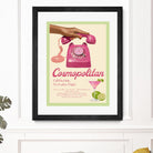 Cosmopolitan by Jenny Liz Rome on GIANT ART - pink typography drink 