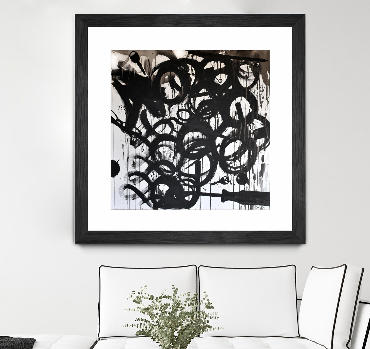 Junk Drawer by KenT Youngstrom  on GIANT ART - black and white  abstract