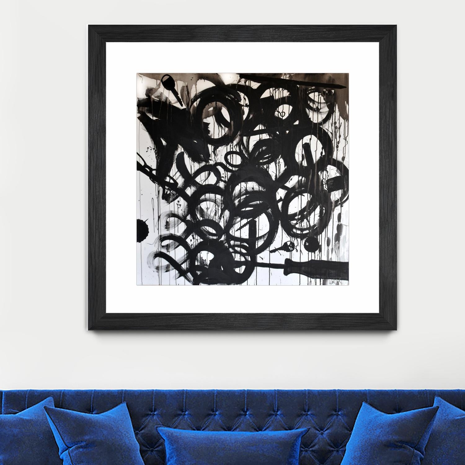 Junk Drawer by KenT Youngstrom  on GIANT ART - black and white  abstract