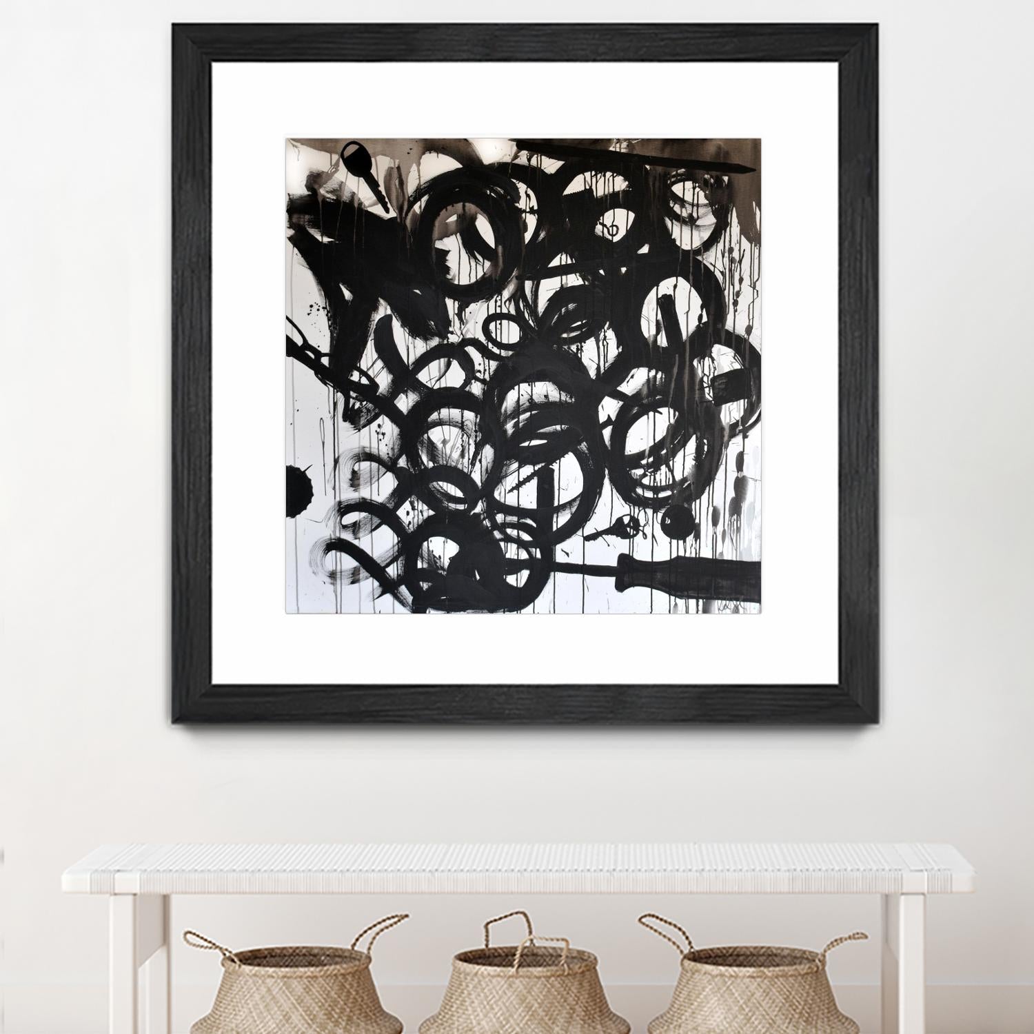 Junk Drawer by KenT Youngstrom  on GIANT ART - black and white  abstract