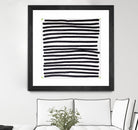 Pattern 3 of 16 by Kent Youngstrom on GIANT ART - black and white  linear