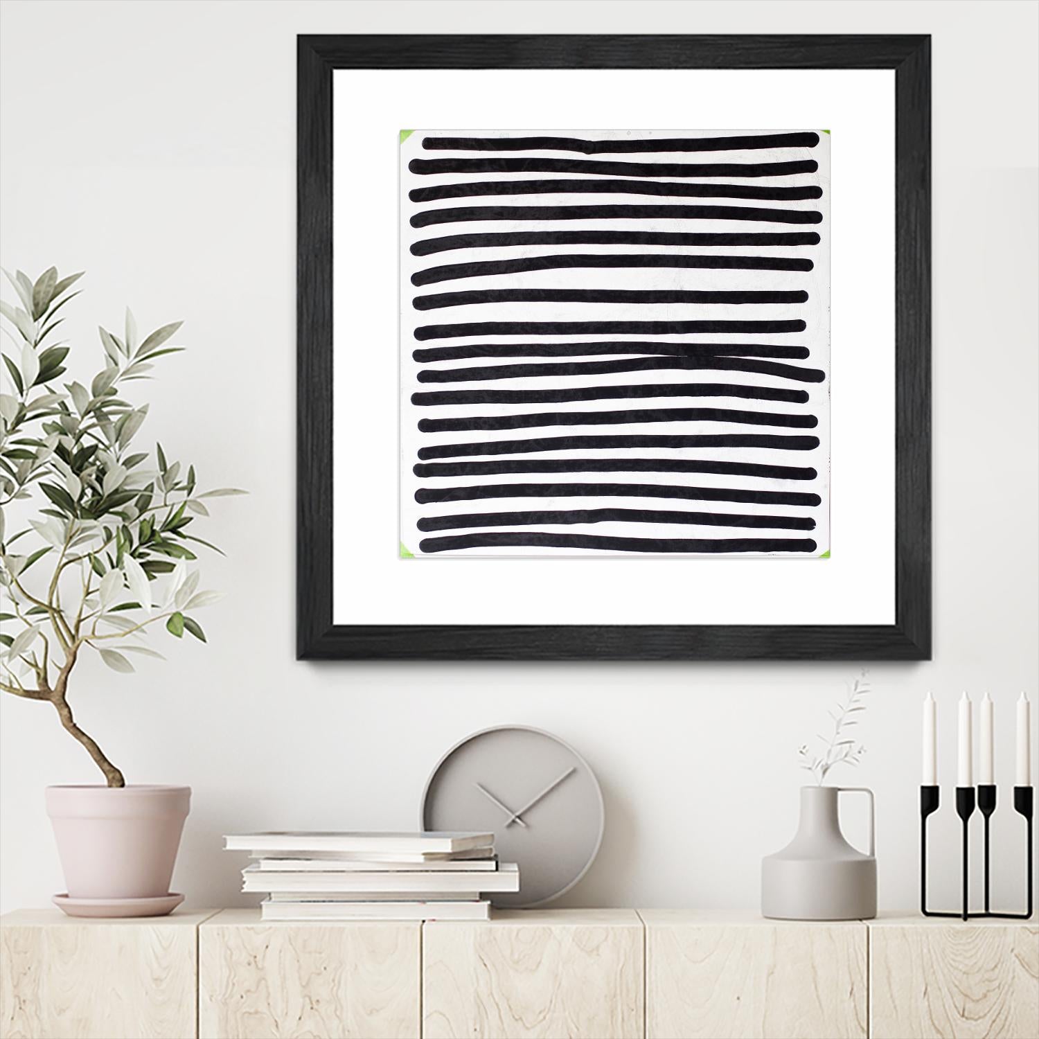 Pattern 3 of 16 by Kent Youngstrom on GIANT ART - black and white  linear