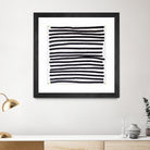 Pattern 3 of 16 by Kent Youngstrom on GIANT ART - black and white  linear