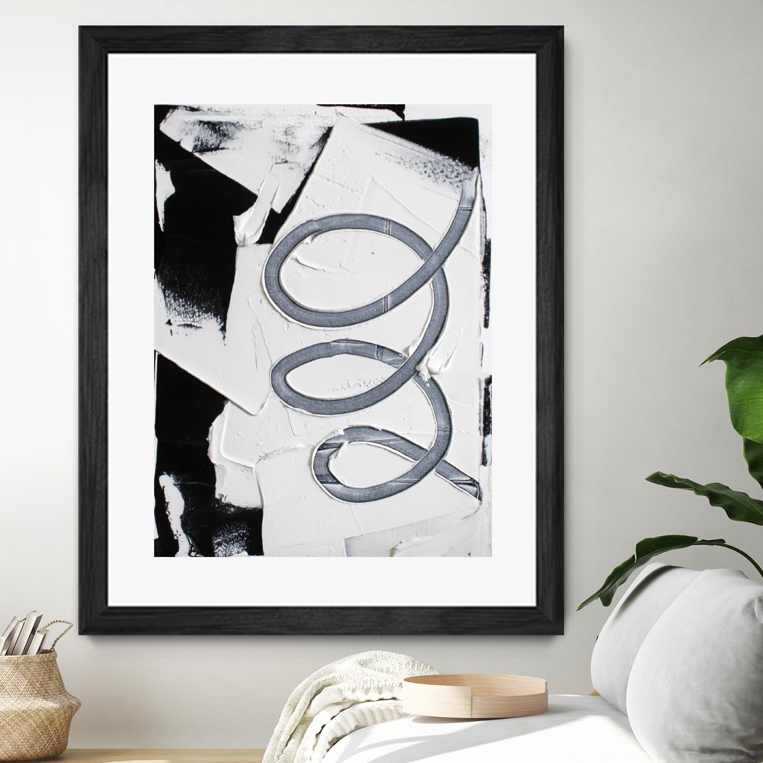 Swirl  by KenT Youngstrom  on GIANT ART - black and white  abstract