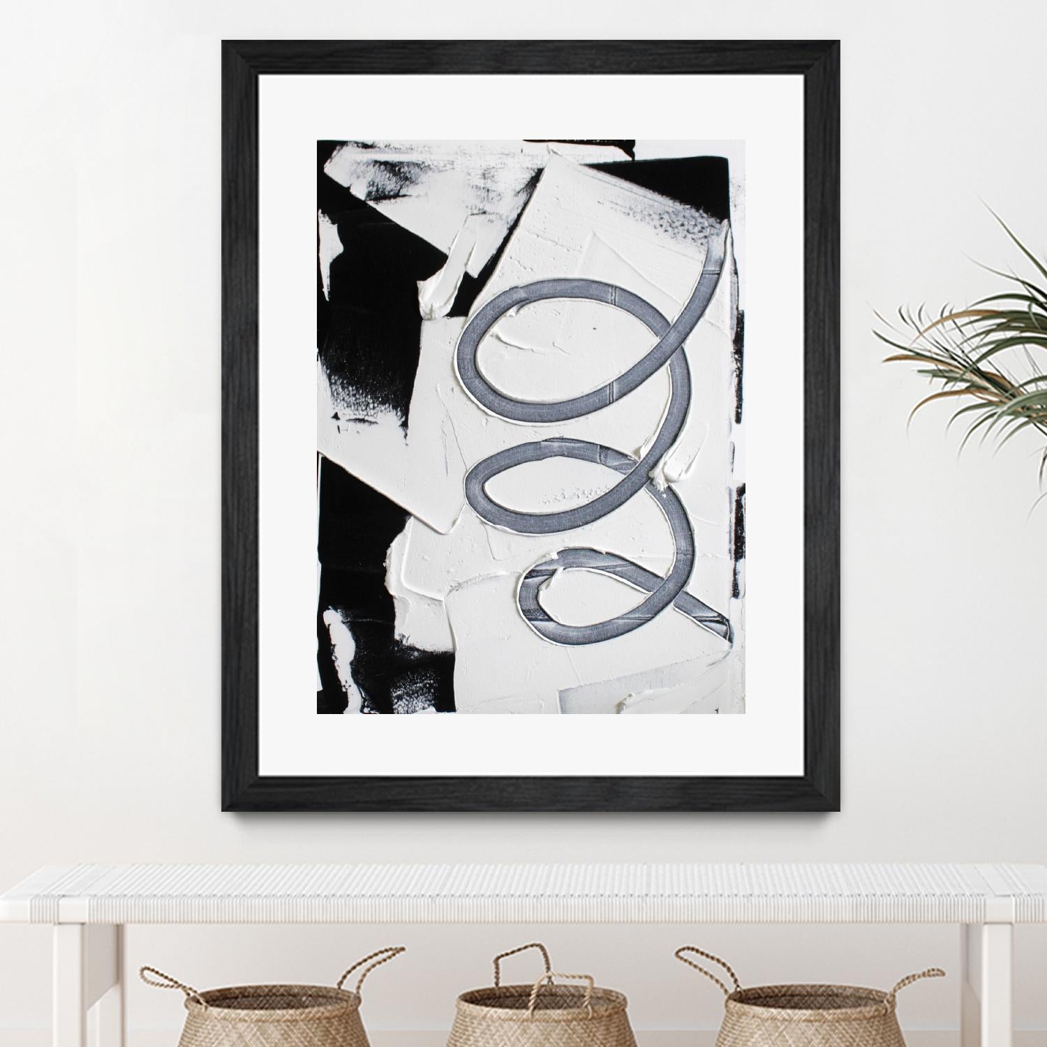 Swirl  by KenT Youngstrom  on GIANT ART - black and white  abstract