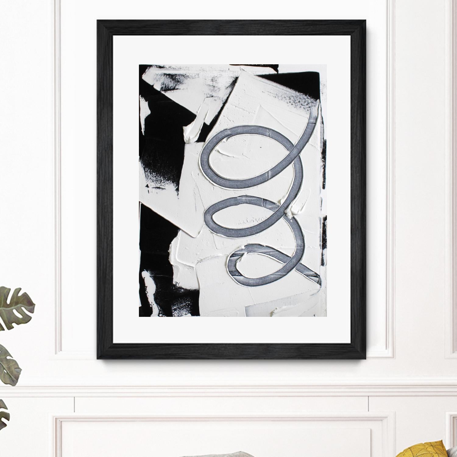 Swirl  by KenT Youngstrom  on GIANT ART - black and white  abstract