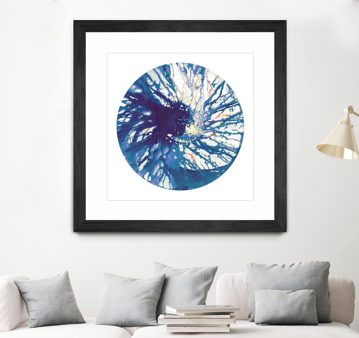 Spin Art 24 by Kyle Goderwis on GIANT ART - pink abstract