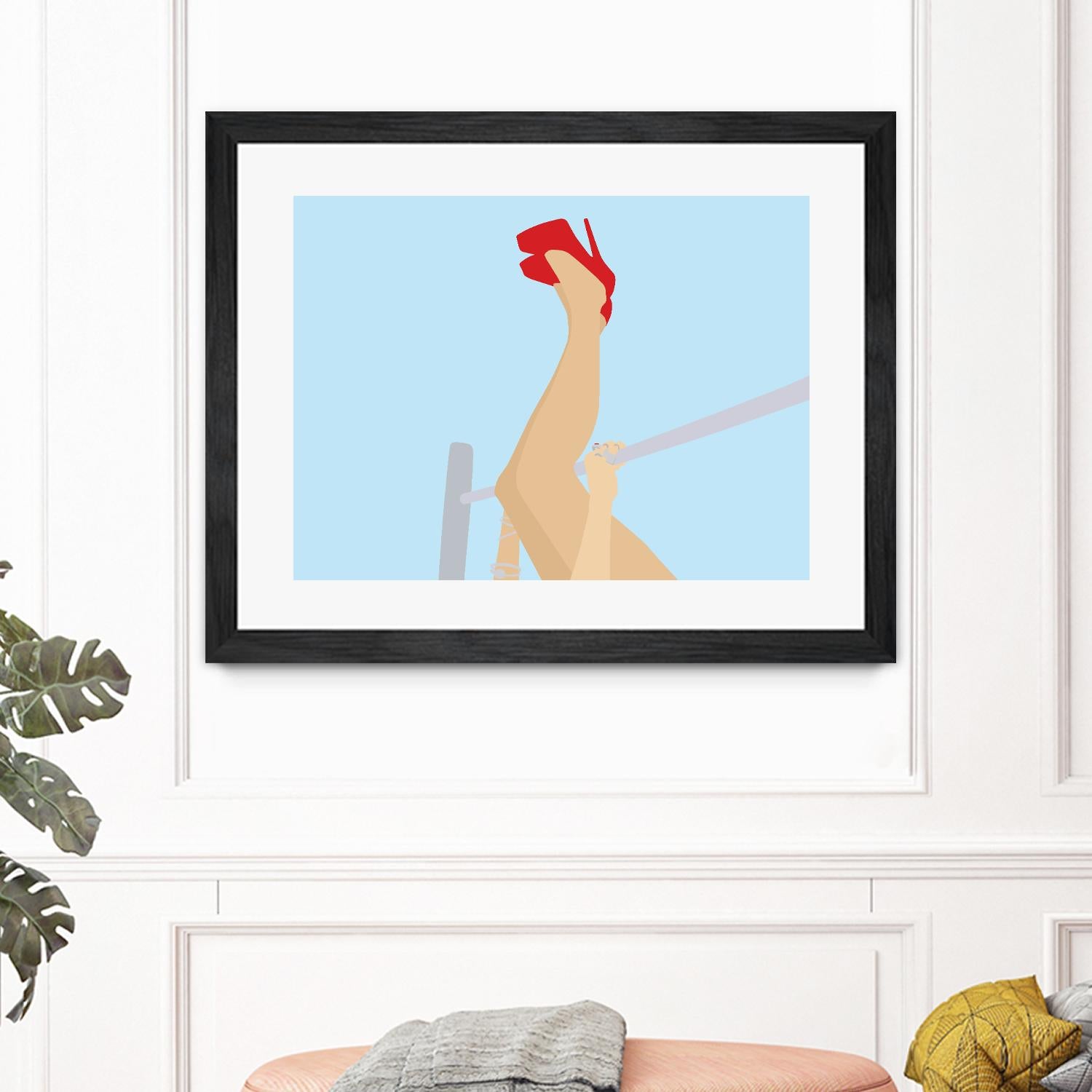 Head Over Heels by Eric Scheib on GIANT ART - grey contemporary