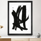 Composition in Black and White 7 by THE Studio on GIANT ART - white abstract