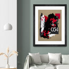 Zero Series No. 054 by Emma Jones on GIANT ART - red abstract