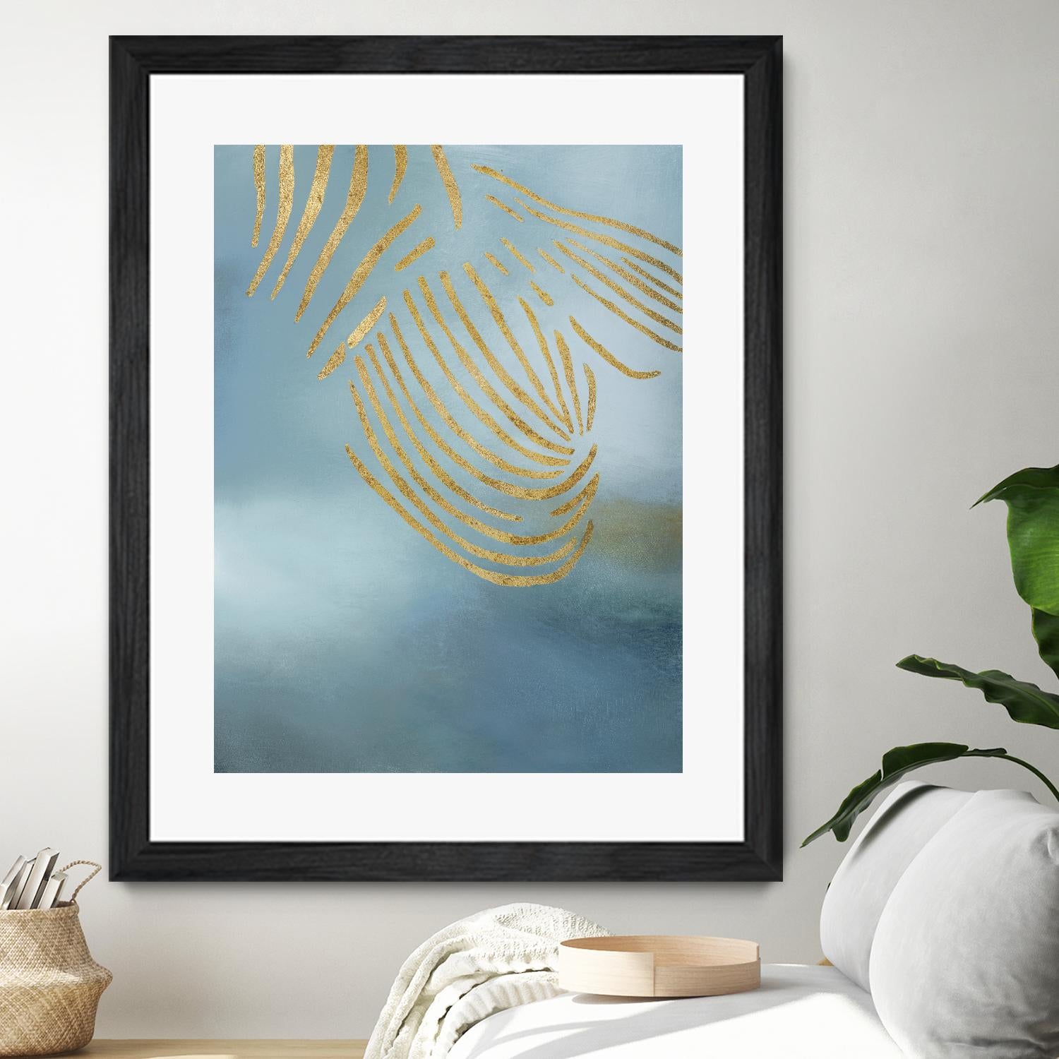 Trend 6 by Kyle Goderwis on GIANT ART - gold abstract