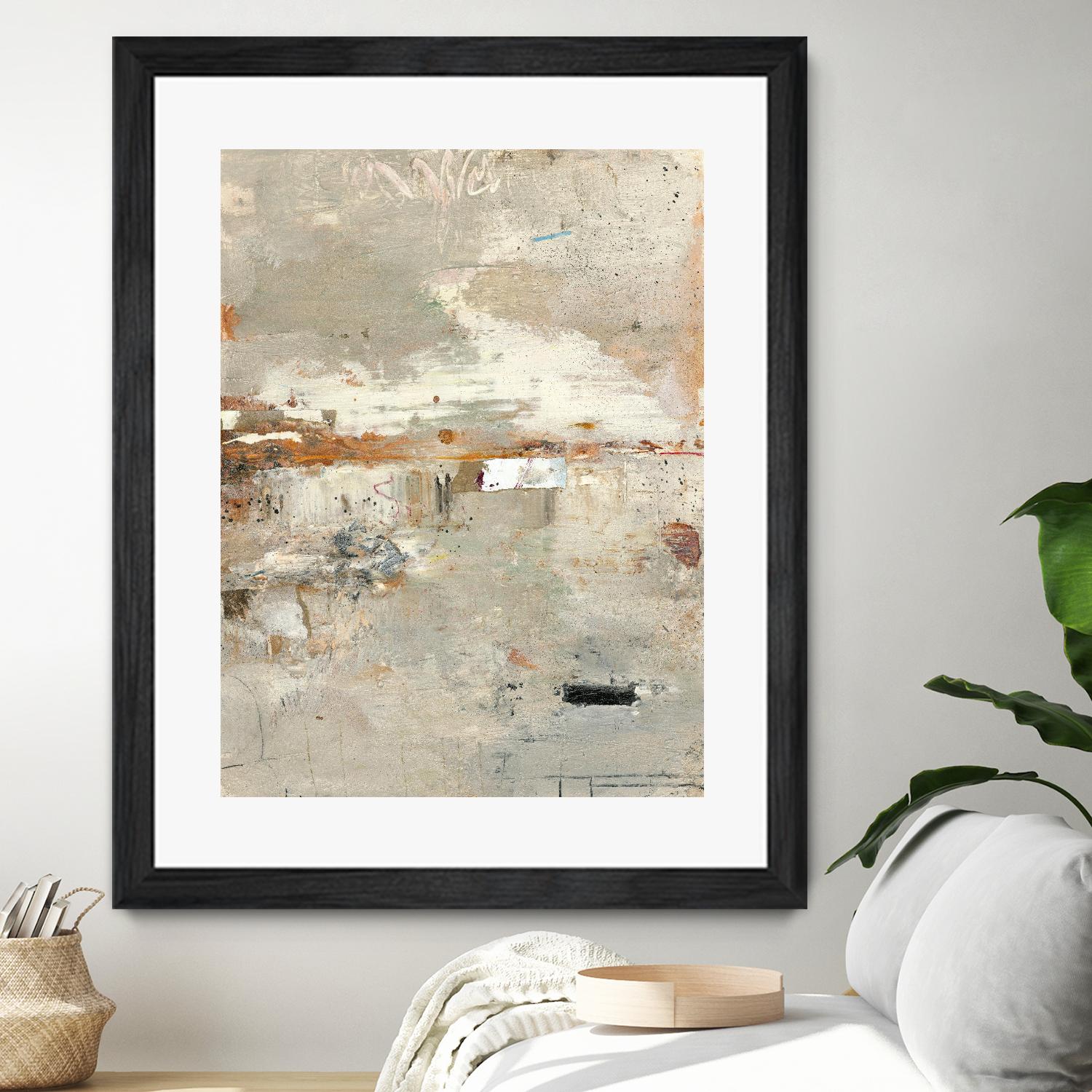 Glimpses 3 by PC Studio on GIANT ART - beige abstracts 
