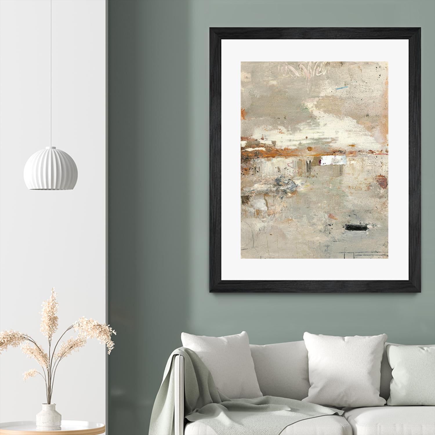 Glimpses 3 by PC Studio on GIANT ART - beige abstracts 