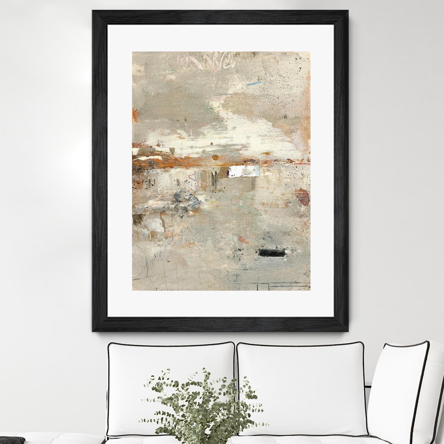 Glimpses 3 by PC Studio on GIANT ART - beige abstracts 