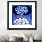 Waterway II by Mary Calkins on GIANT ART - black abstract