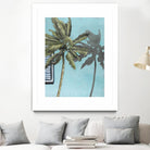 Tropic Shadow 1 by David Dauncey on GIANT ART - blue tropical