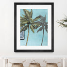 Tropic Shadow 1 by David Dauncey on GIANT ART - blue tropical