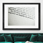 Happily by Amy Smith on GIANT ART - white photo art