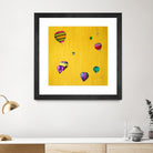 Lift Off F by GI ArtLab on GIANT ART - purple pop art - alternative