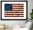 American Flag by Stella Bradley on GIANT ART - red flags