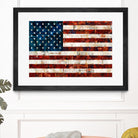 American Flag by Stella Bradley on GIANT ART - red flags