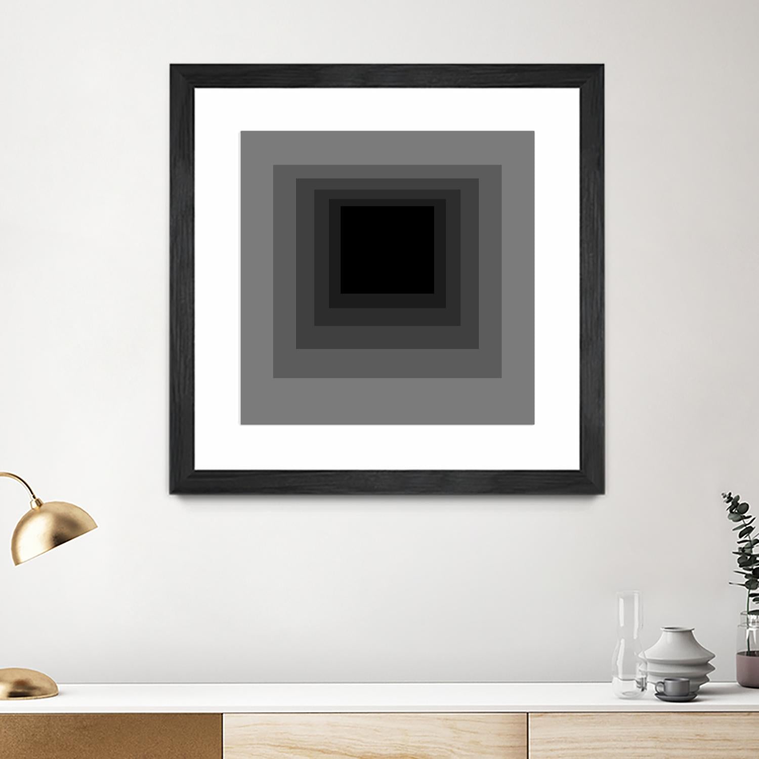 After Josef A by GI ArtLab on GIANT ART - grey abstract