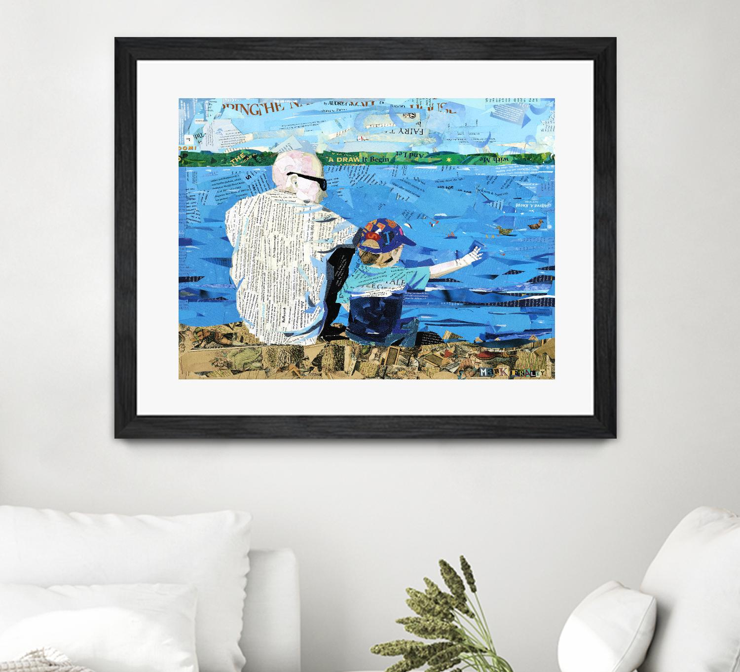 Calm #1 Matthews Beach by Mark Fraley on GIANT ART - grey contemporary