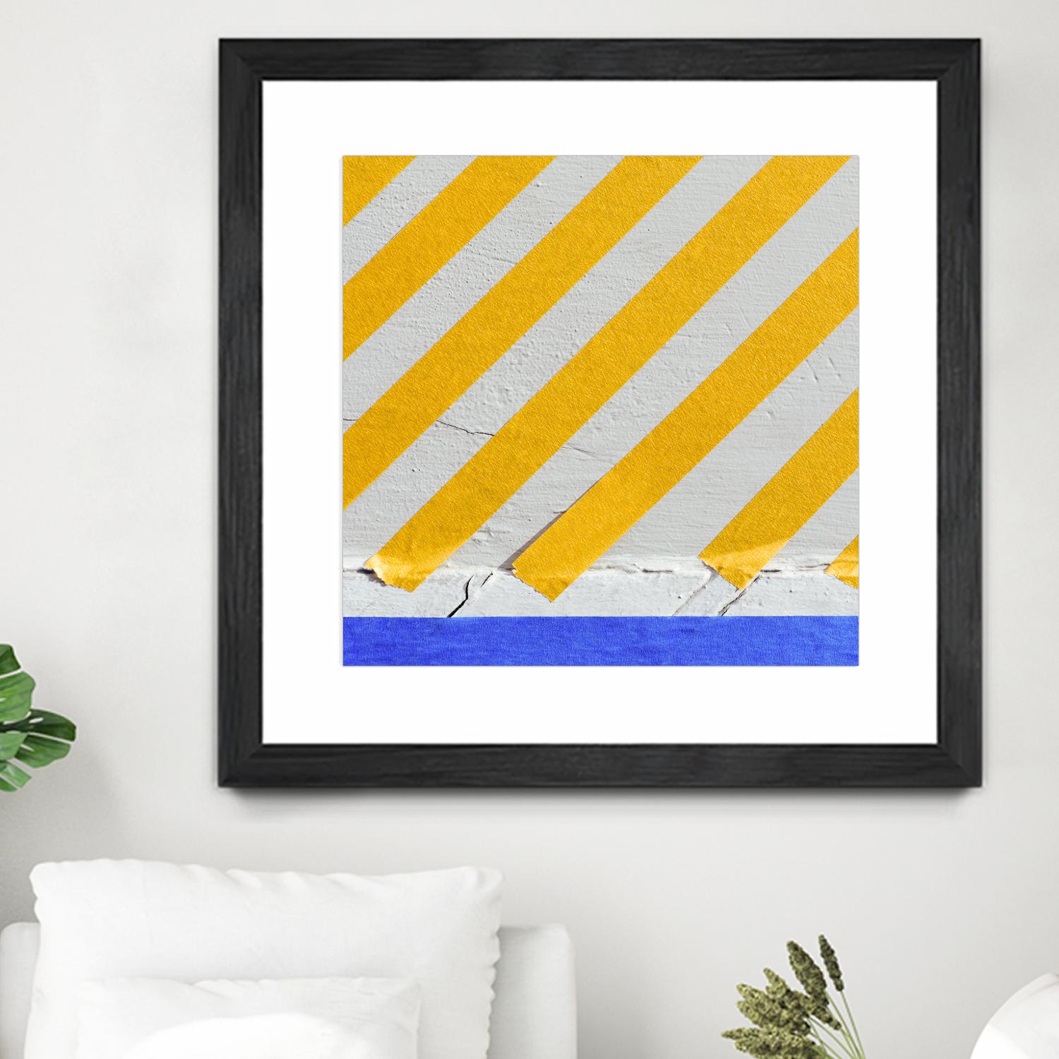 Colorwe Tape by Acer Images on GIANT ART - blue abstract
