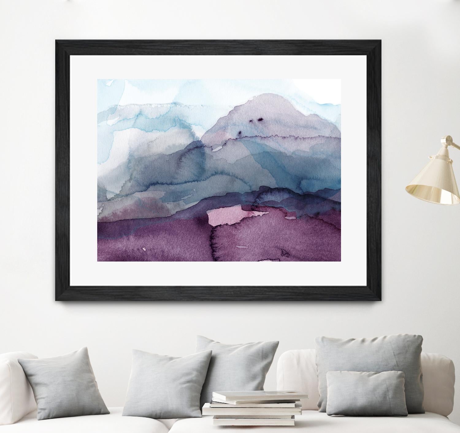 Water Landscape by GI ArtLab on GIANT ART - grey abstract