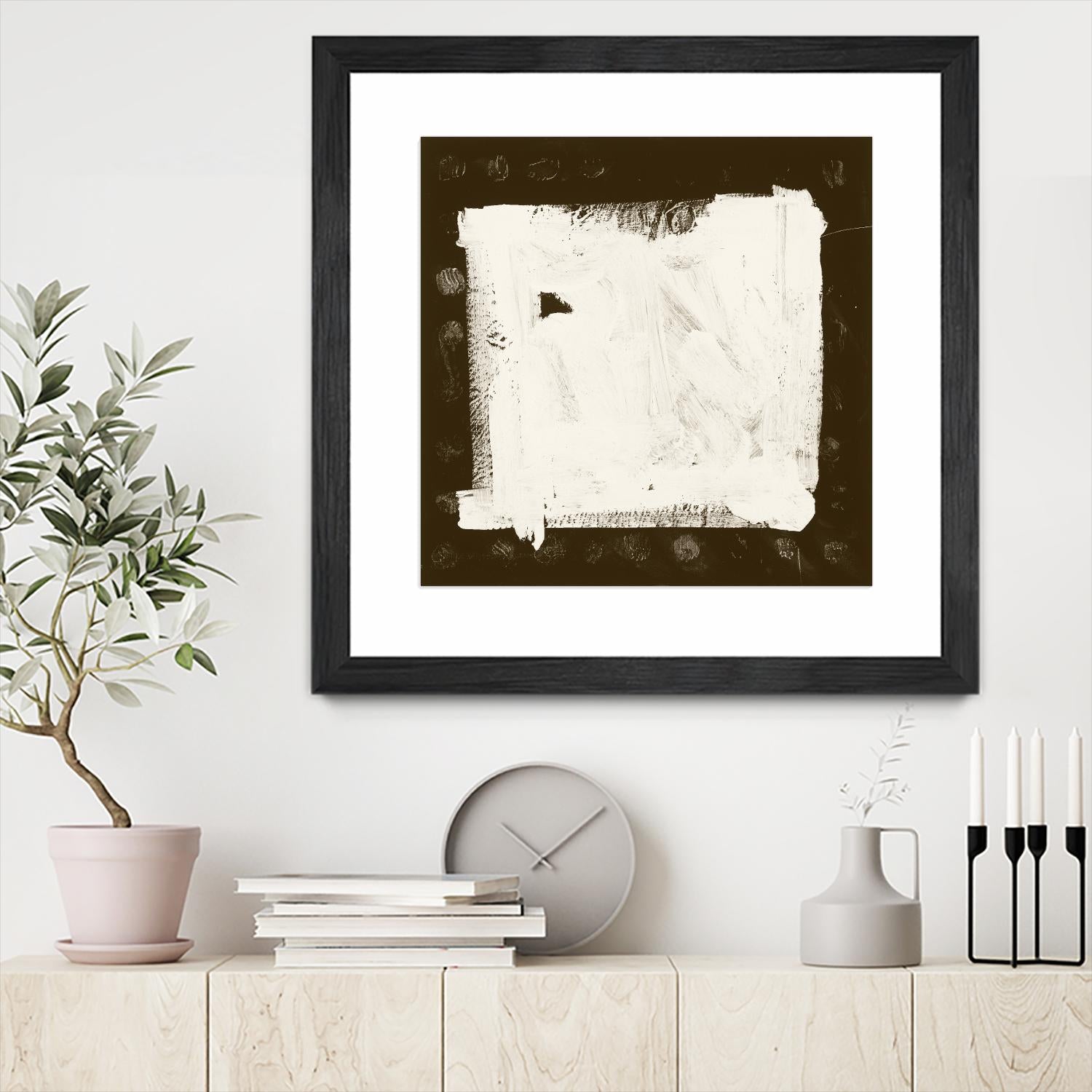 Sepia M by Franka Palek on GIANT ART - beige abstract
