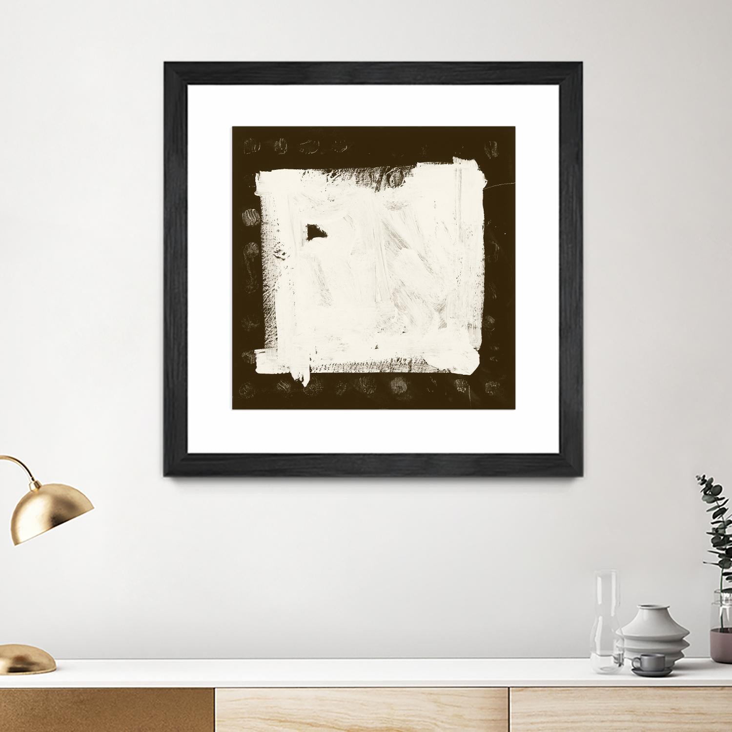 Sepia M by Franka Palek on GIANT ART - beige abstract
