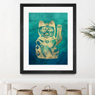 Lucky Cat by THE Studio on GIANT ART - beige oriental