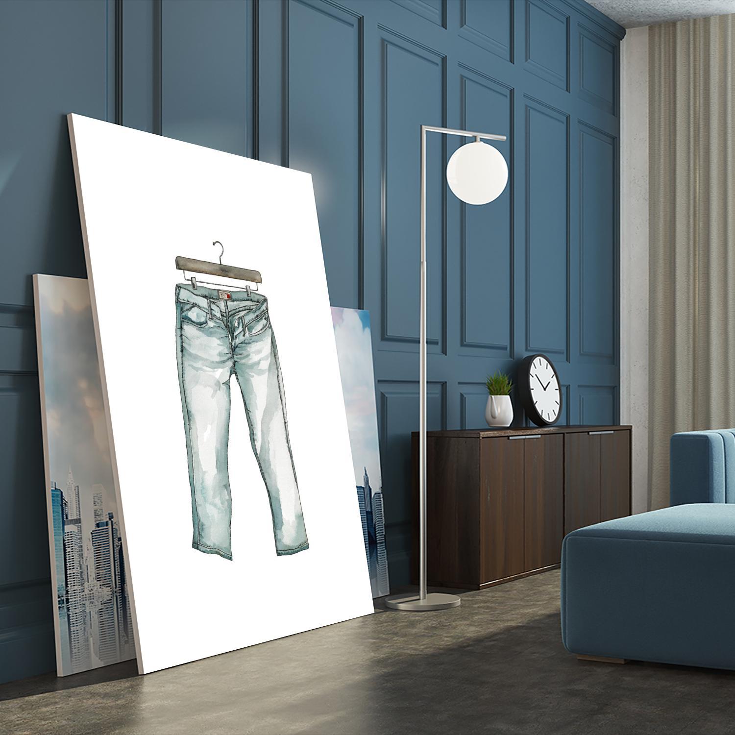 Wearables 2 by NM Studio on GIANT ART - blue figurative fashion