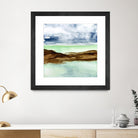 Shore I by Chris Paschke on GIANT ART - green sea scene