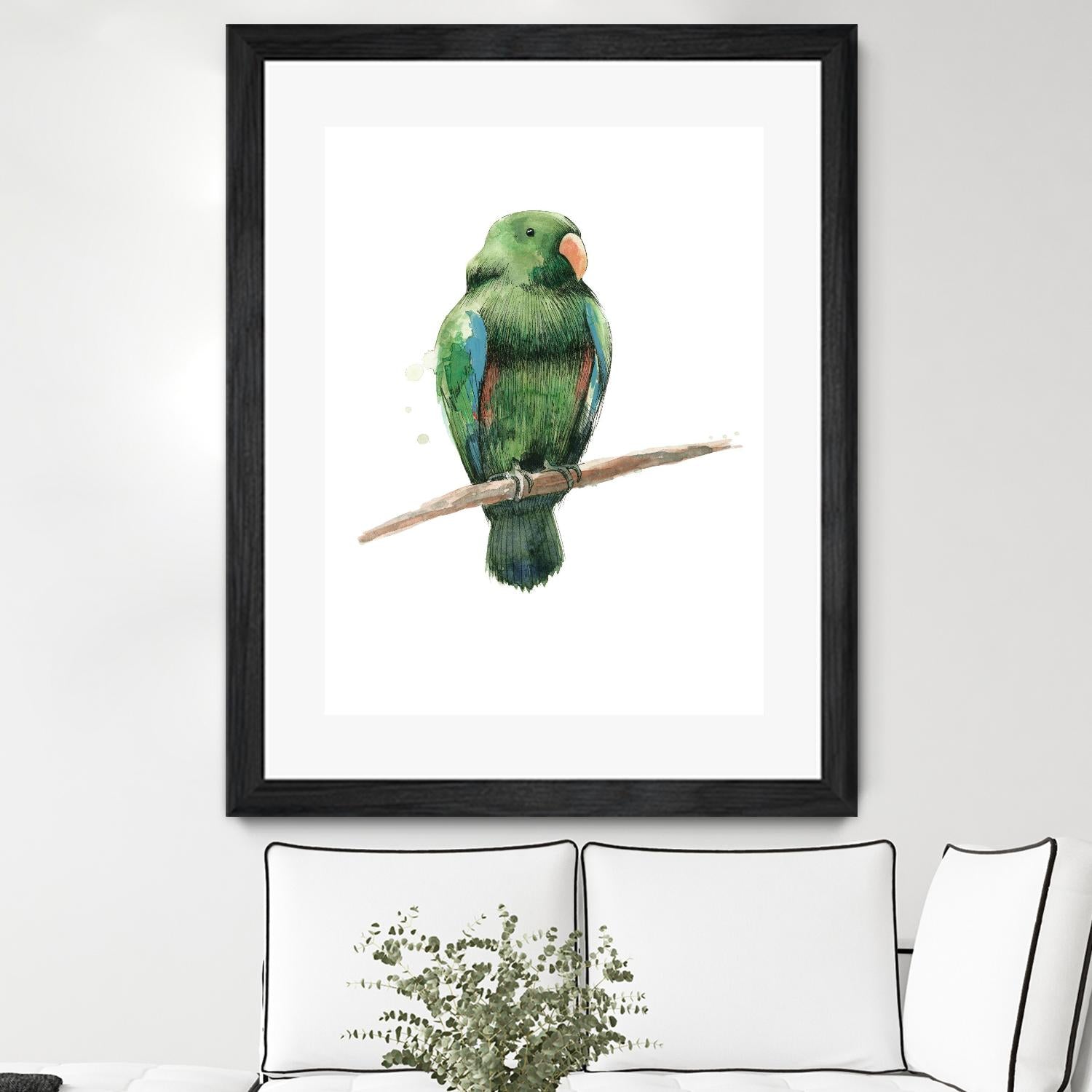 Bird 3 by Harvey, Brenna Harvey on GIANT ART - green animal bird
