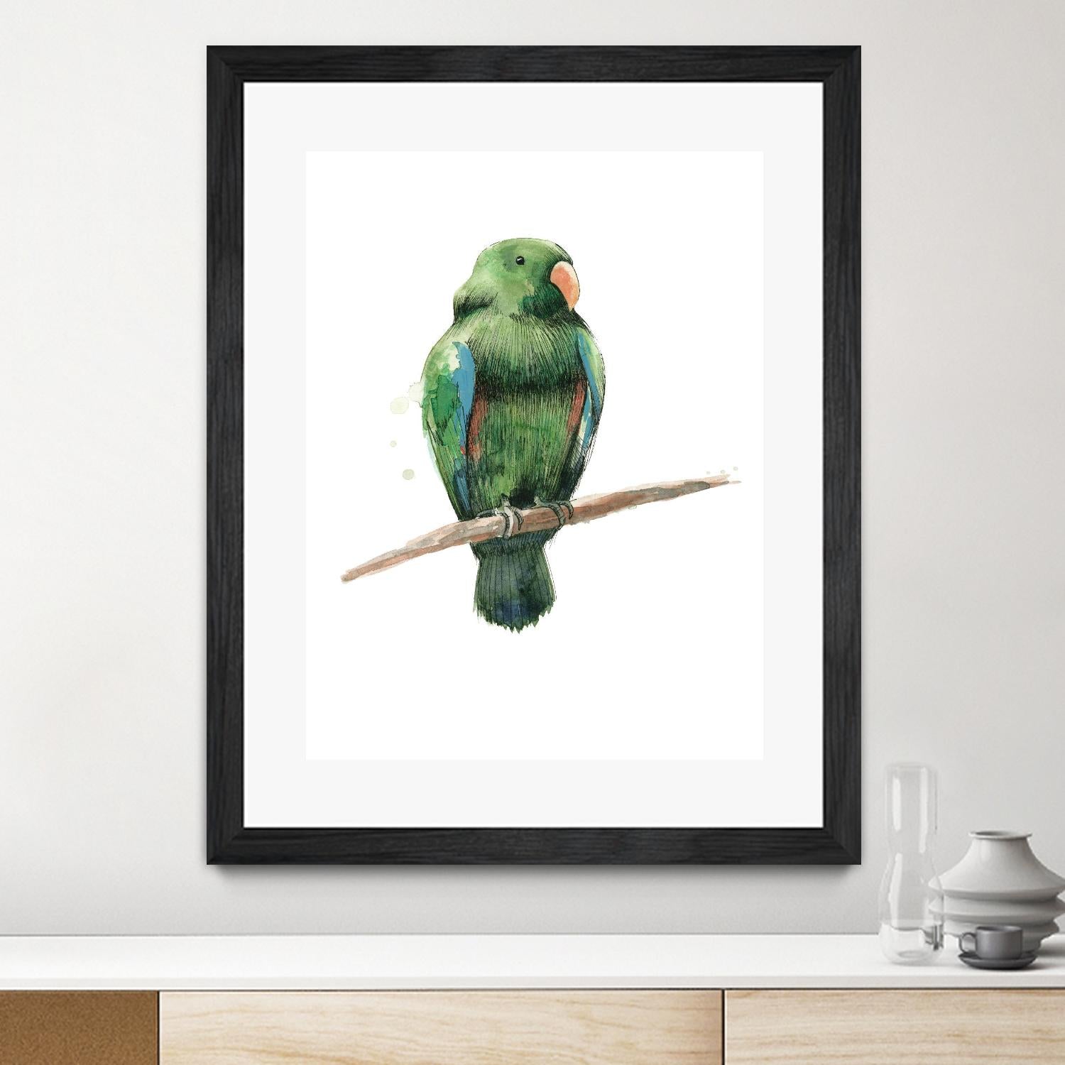 Bird 3 by Harvey, Brenna Harvey on GIANT ART - green animal bird