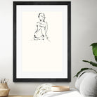 Contour Figure 2 by Stefano Altamura on GIANT ART - white black & white corps nu