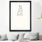 Contour Figure 2 by Stefano Altamura on GIANT ART - white black & white corps nu