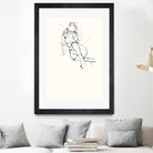 Contour Figure 9 by Stefano Altamura on GIANT ART - white black & white corps nu