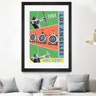 Los Angeles Archery 1984 by THE Studio on GIANT ART - green vintage