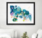 Bridging Our by Kathy Ferguson on GIANT ART - white abstract