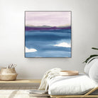 Plum Glow II by Chris Paschke on GIANT ART - blue abstract