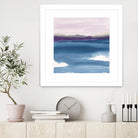 Plum Glow II by Chris Paschke on GIANT ART - blue abstract
