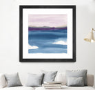 Plum Glow II by Chris Paschke on GIANT ART - blue abstract