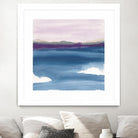 Plum Glow II by Chris Paschke on GIANT ART - blue abstract