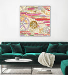 EU Timetable II on by Kathy Ferguson on GIANT ART - beige abstract